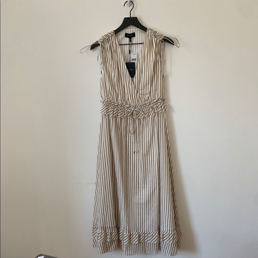Robert Rodriguez Mariel Striped Midi Sundress, NWT From Barney’s New York - Picture 10 of 16